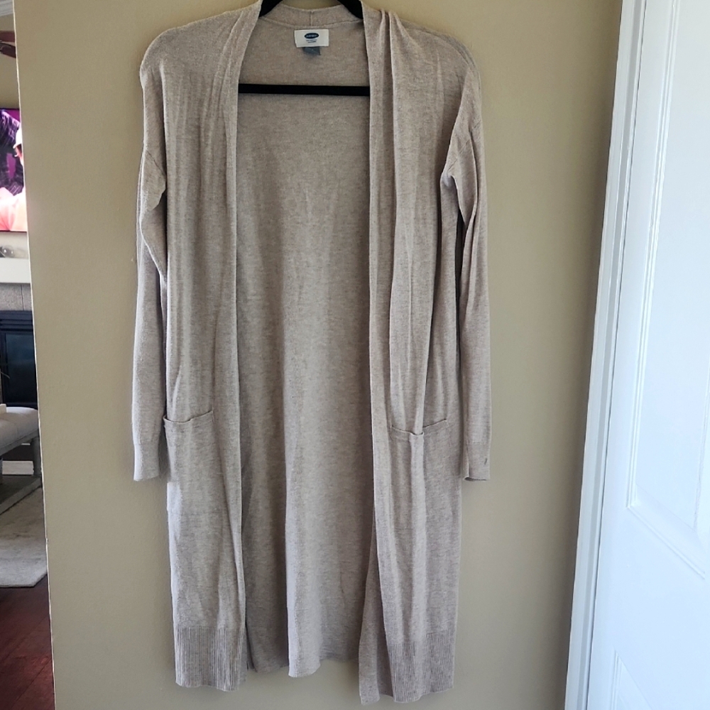 Old Navy Women's Light Tan Cardigan